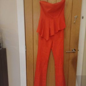 Missguided Womens Orange Suit